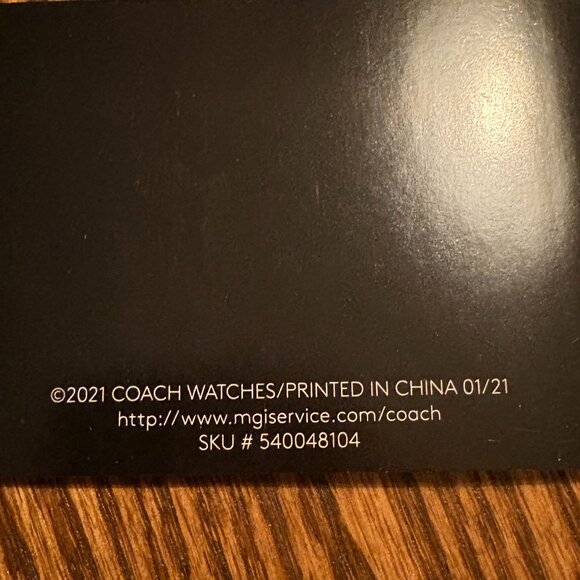 Coach Perry Red Dial Red Leather Strap Watch for Women - 14503852 - Picture 10 of 16